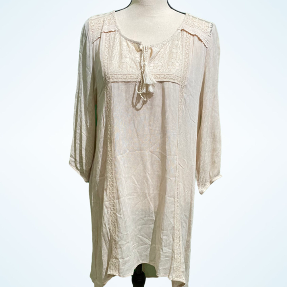 Boho Cream Dress / Tunic